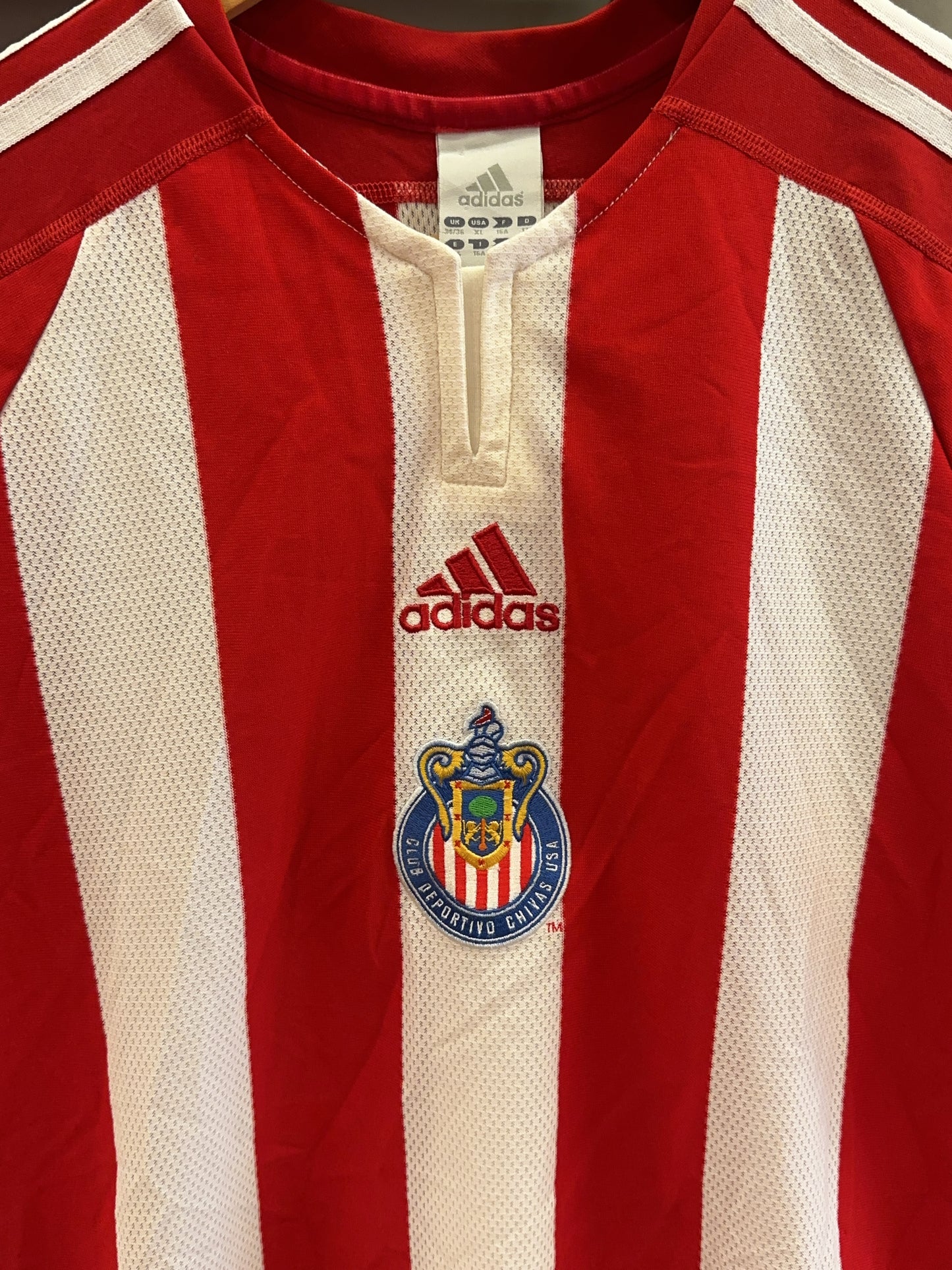 2005 Club Deportivo Chivas USA Adidas Home Football Shirt - XL
