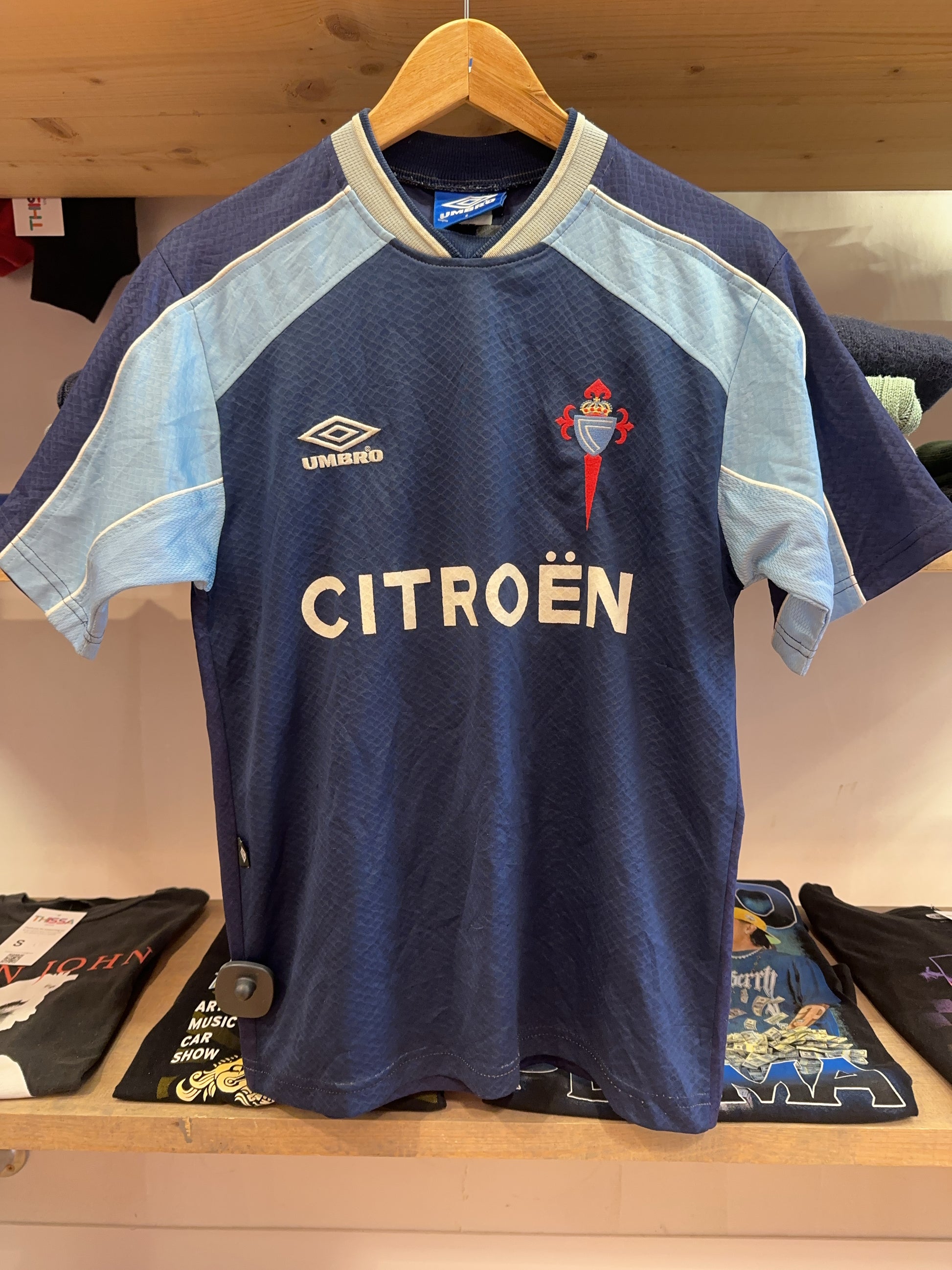 1999-2001 RC Celta de Vigo Umbro Third Football Shirt - S