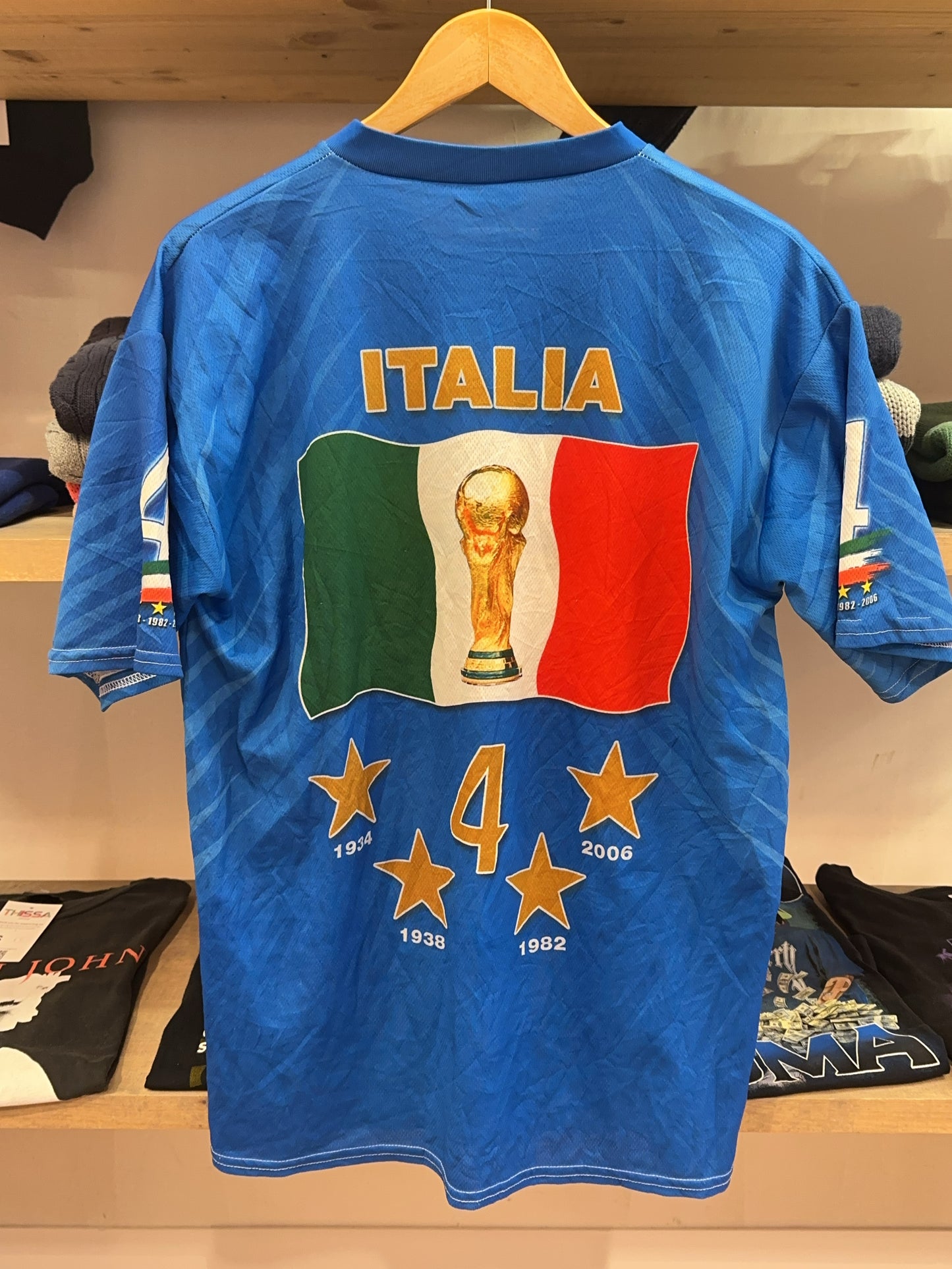 2006 Italy Italia Home Football Shirt Gianluca Zambrotta 4 - L