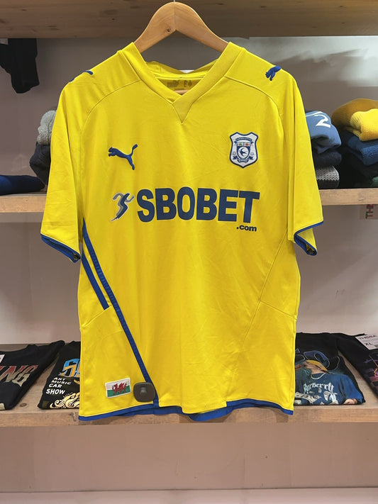 2009-2010 Cardiff City FC Puma Away Football Shirt - S