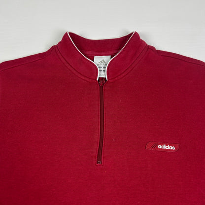 XXS - Vintage 2000's Adidas Quarterzip
