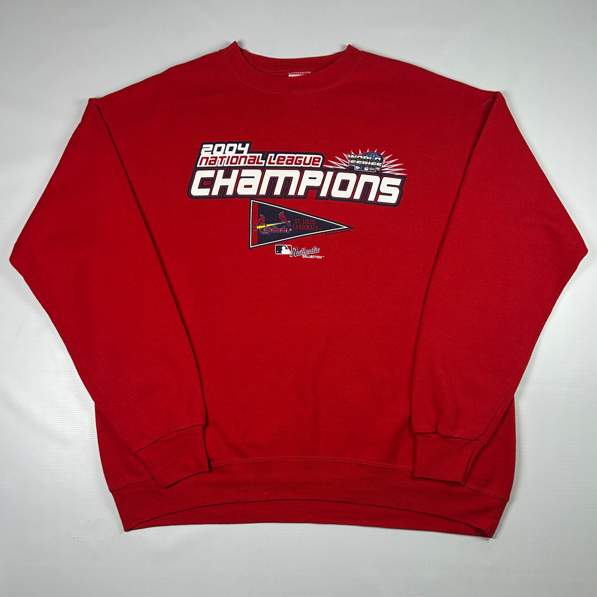 XXL - 2004 St. Louis Cardinals National League Champions Crewneck Sweatshirt