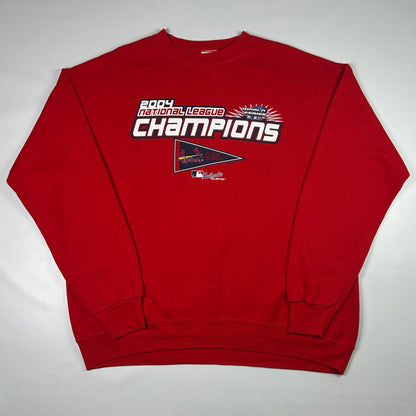 XXL - 2004 St. Louis Cardinals National League Champions Crewneck Sweatshirt