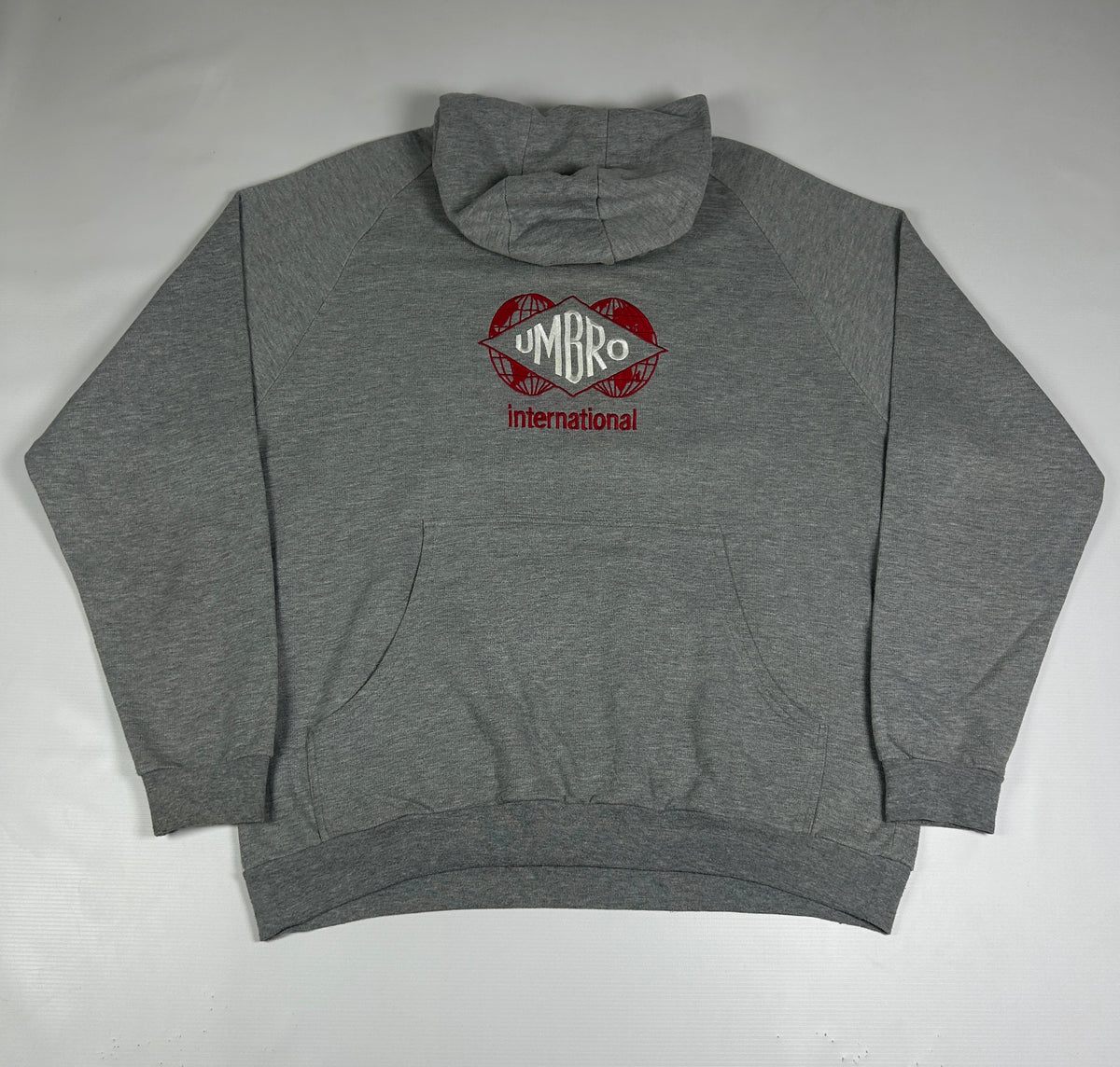 XL - Vintage 1990's Umbro International Grey Hoodie