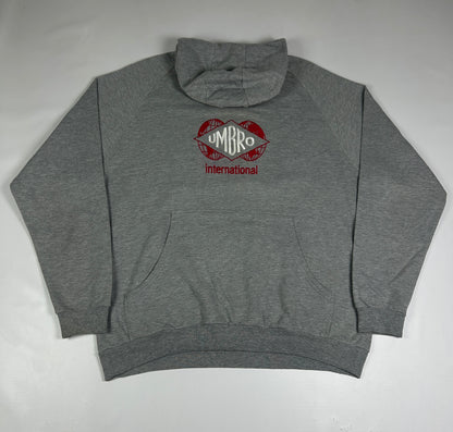 XL - Vintage 1990's Umbro International Grey Hoodie