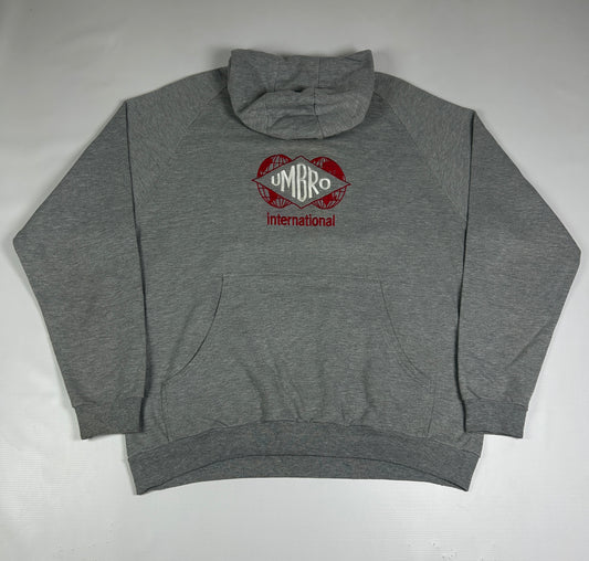 XL - Vintage 1990's Umbro International Grey Hoodie