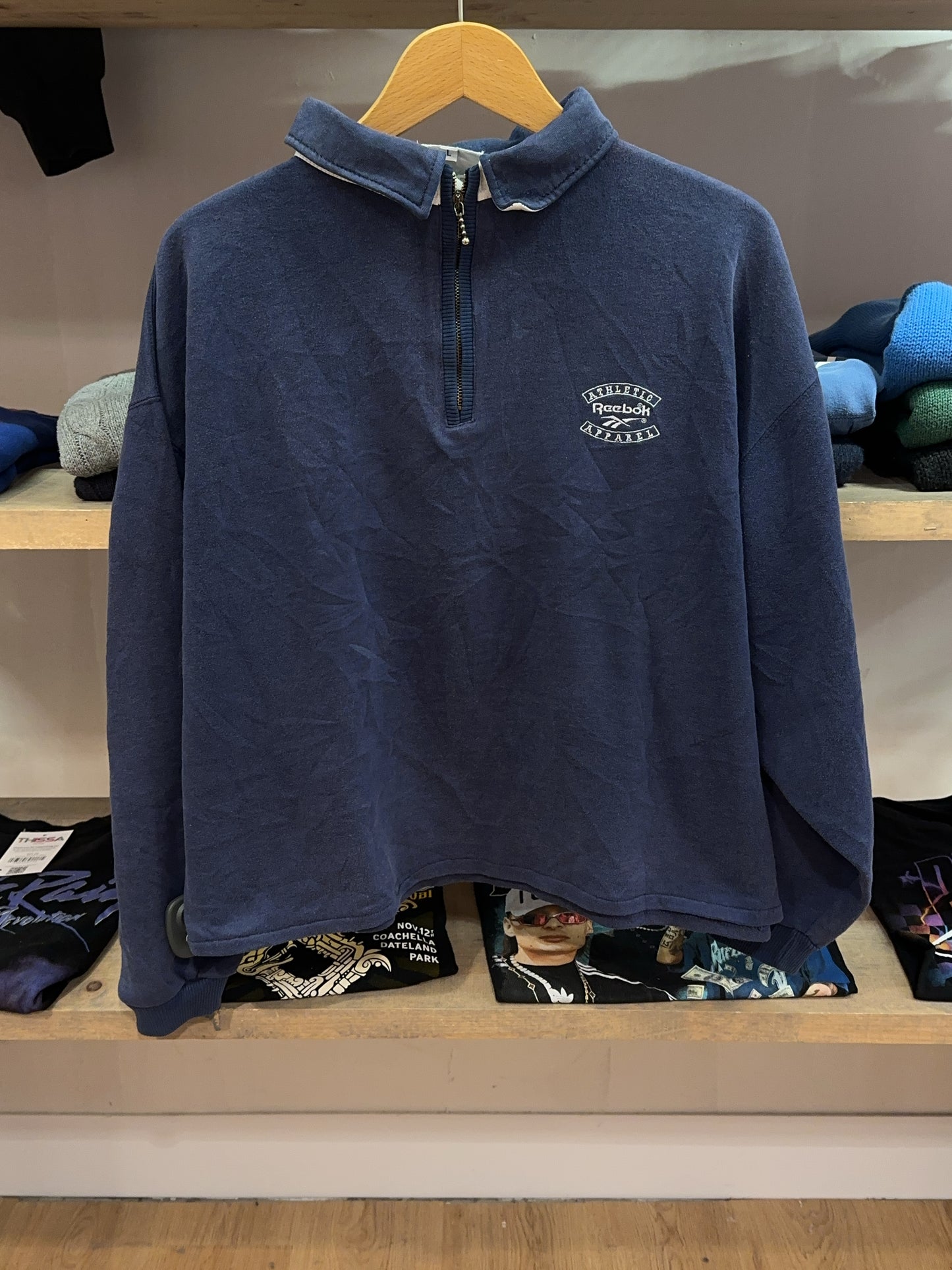 XS - Vintage 1990's Reebok Quarterzip