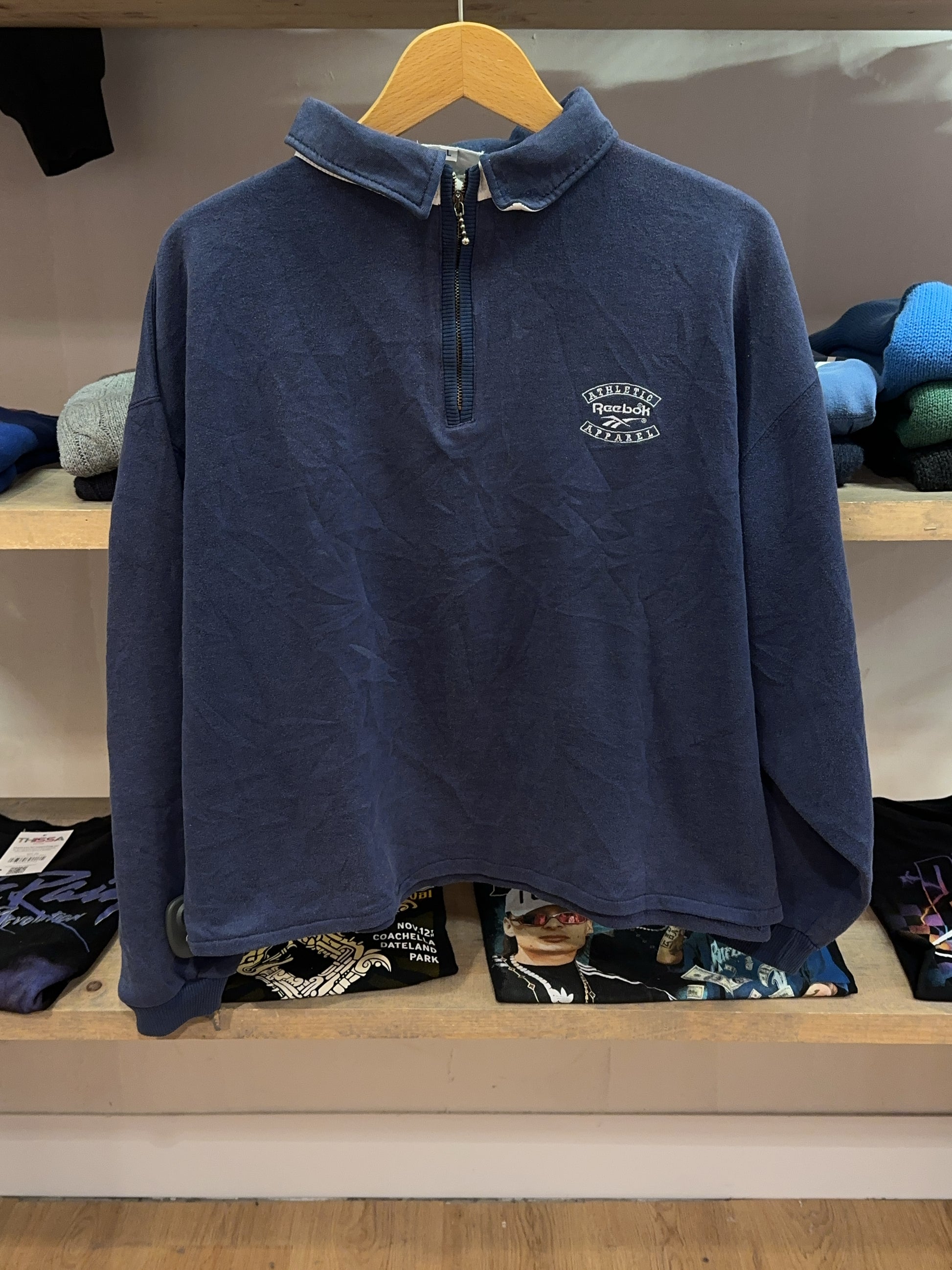 XS - Vintage 1990's Reebok Quarterzip