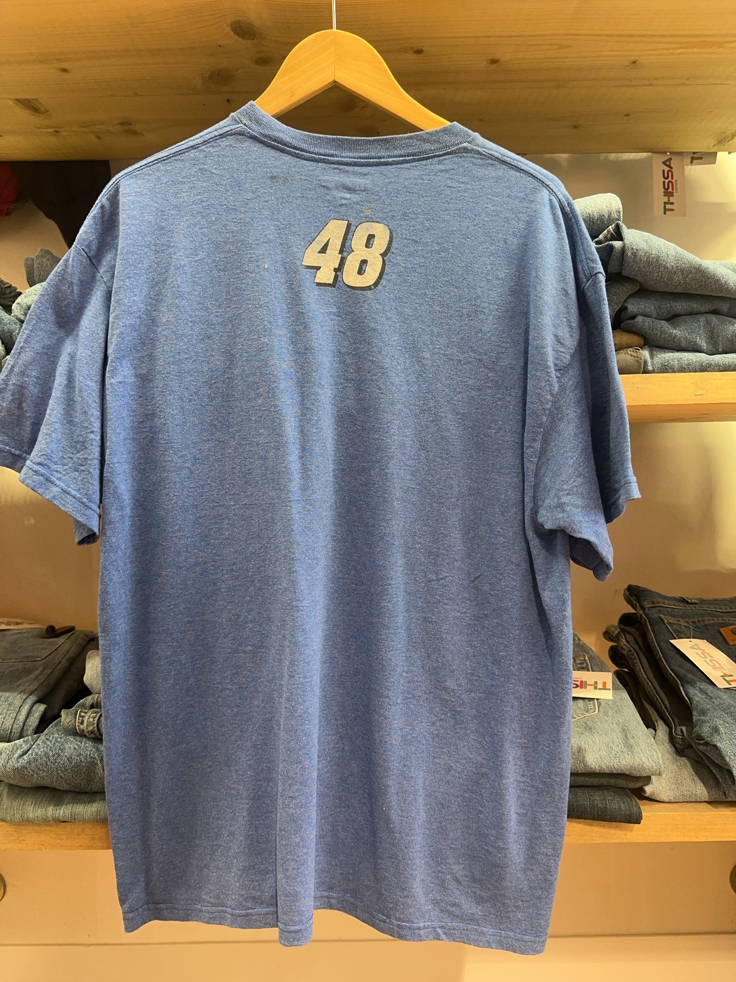 XL - Nascar Jimmie Johnson #48 Blue Graphic T-Shirt