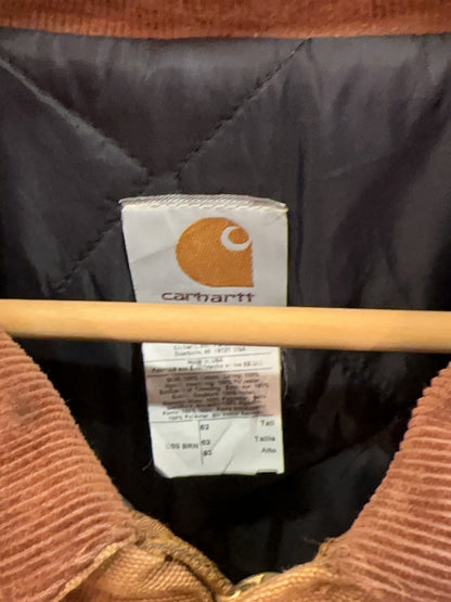 XXL - Vintage 1990's Carhartt Jacket C03 BRN Duck Quilt Lined Coat