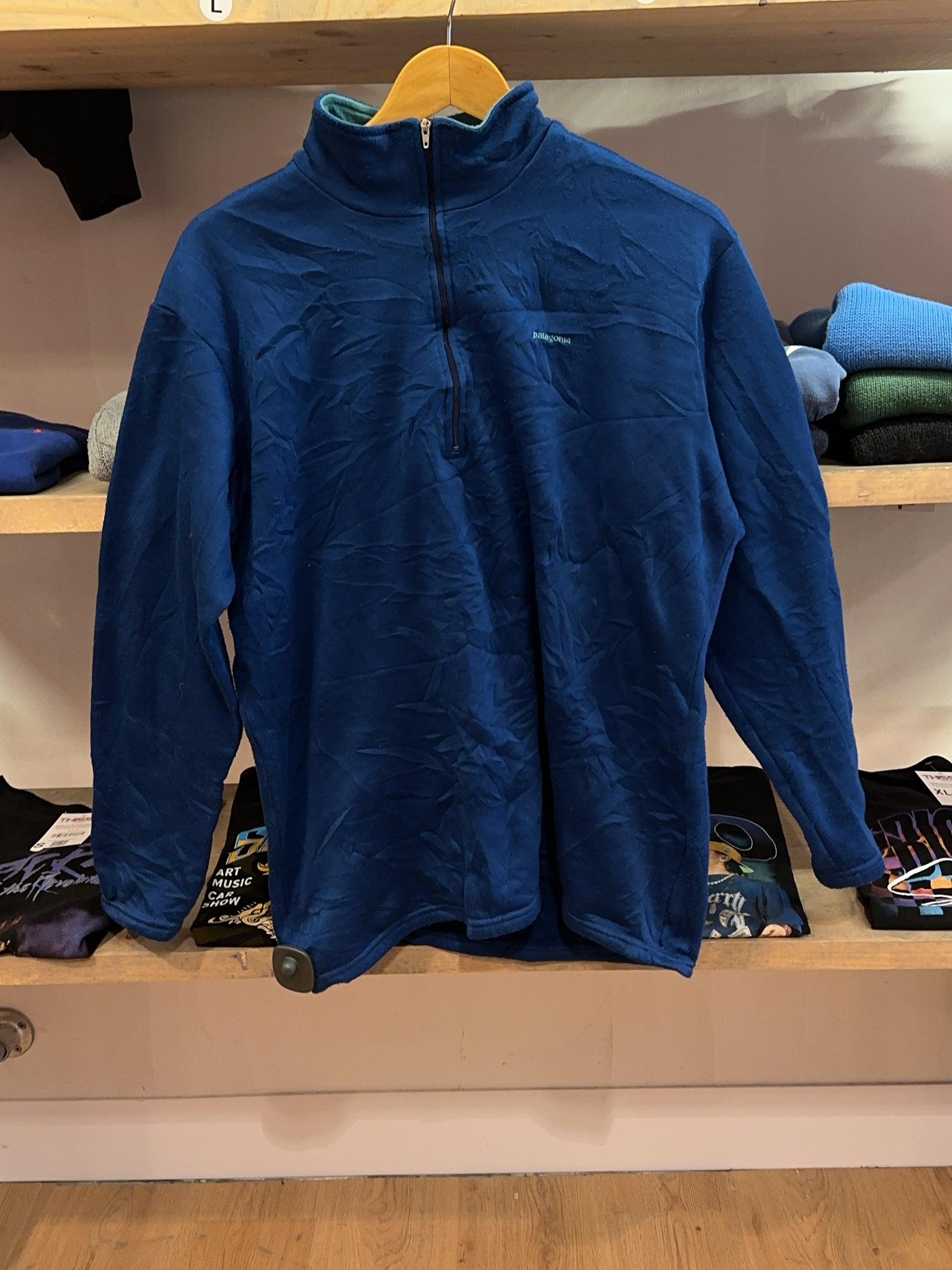L - Vintage 1990's Patagonia Capilene Quarterzip