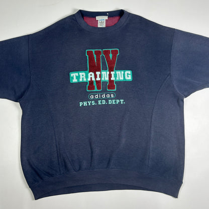 L - Vintage 1990's Adidas New York Training Sweatshirt