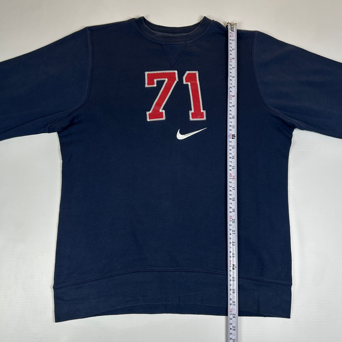 S - Vintage 2000's Nike Navy #71 Crewneck Sweatshirt