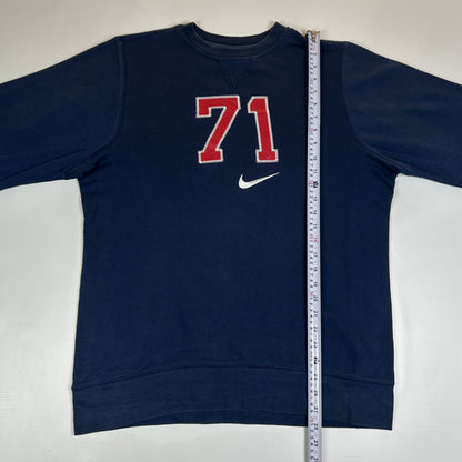 S - Vintage 2000's Nike Navy #71 Crewneck Sweatshirt