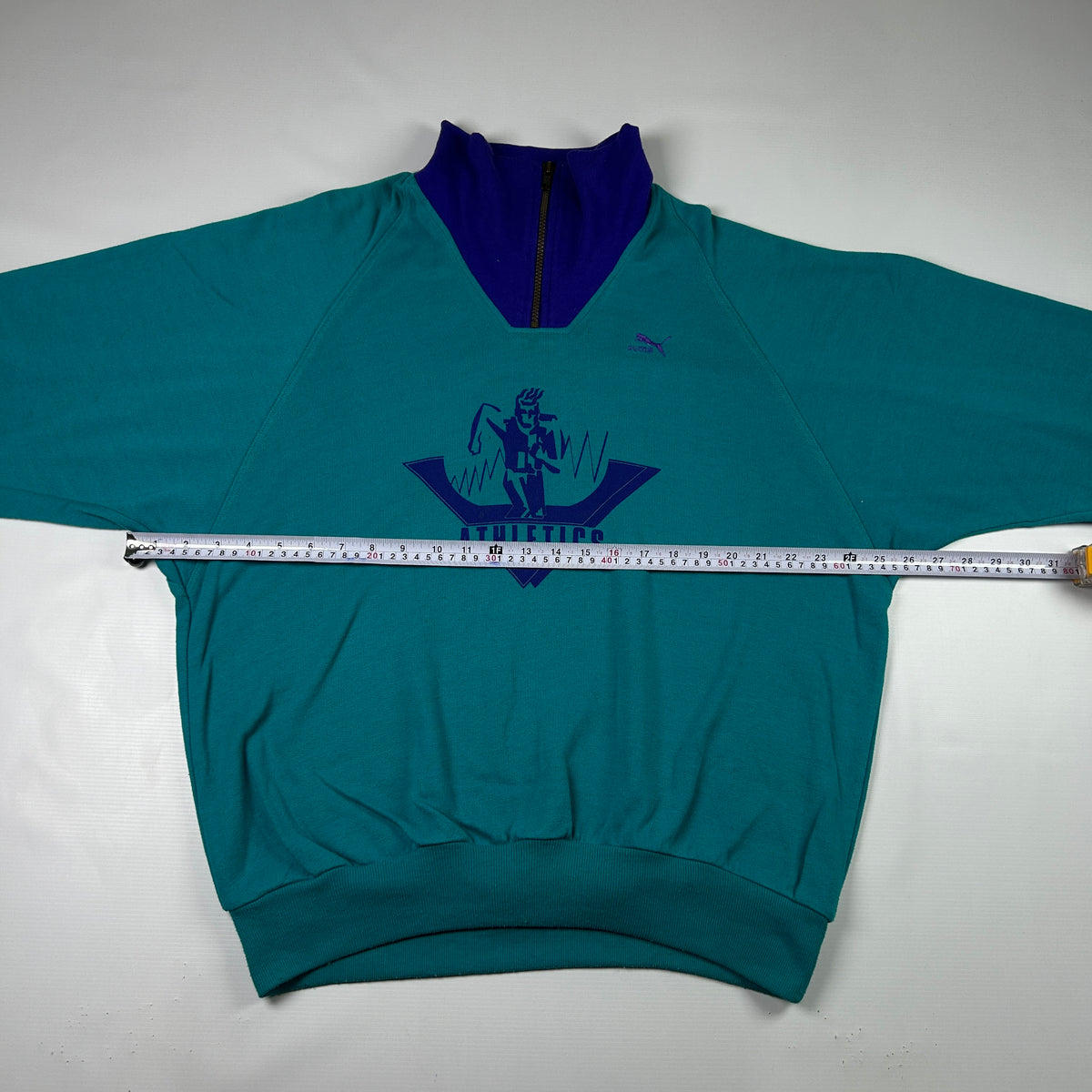 XL - 1990's Puma Athletics Vintage Quarter-Zip Sweatshirt