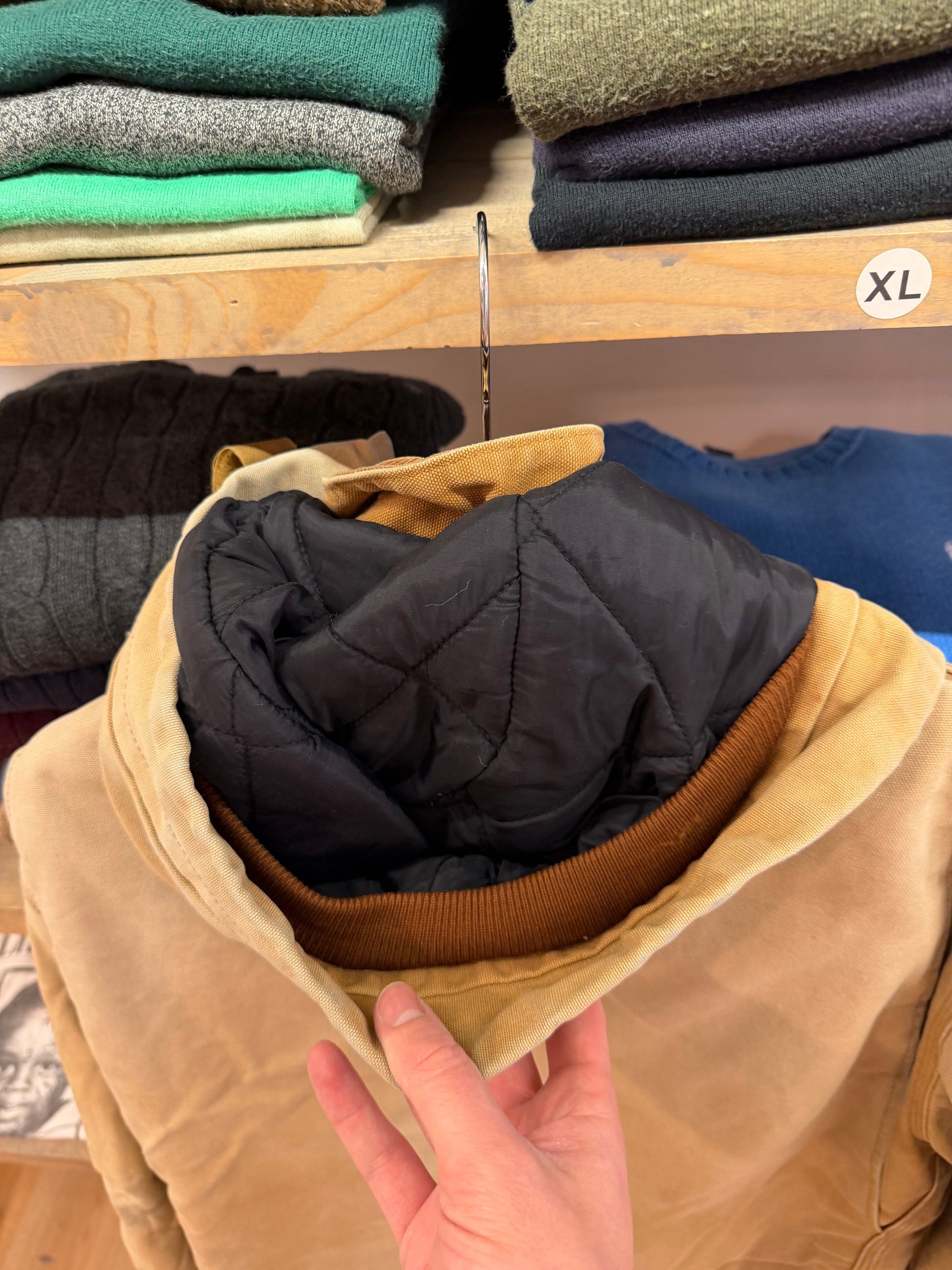 Vintage Carhartt C03 BRN Size 40 Jacket (M)