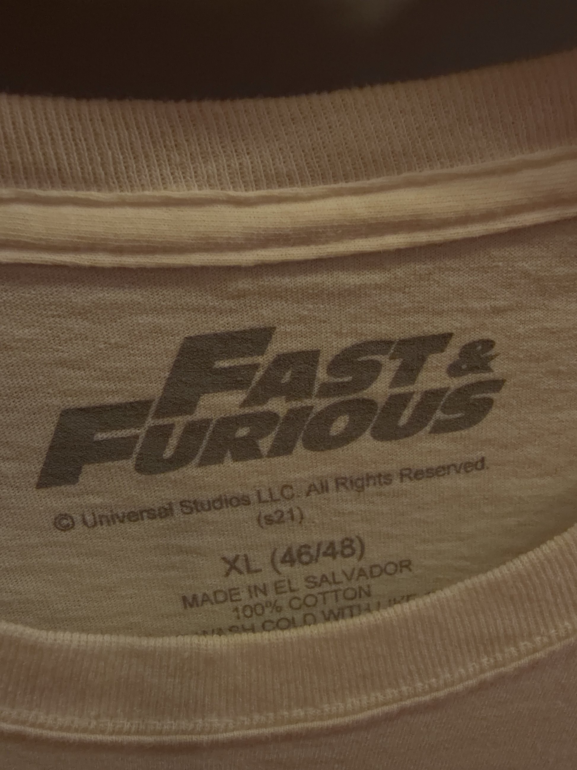 XL - Fast & Furious Graphic T-Shirt