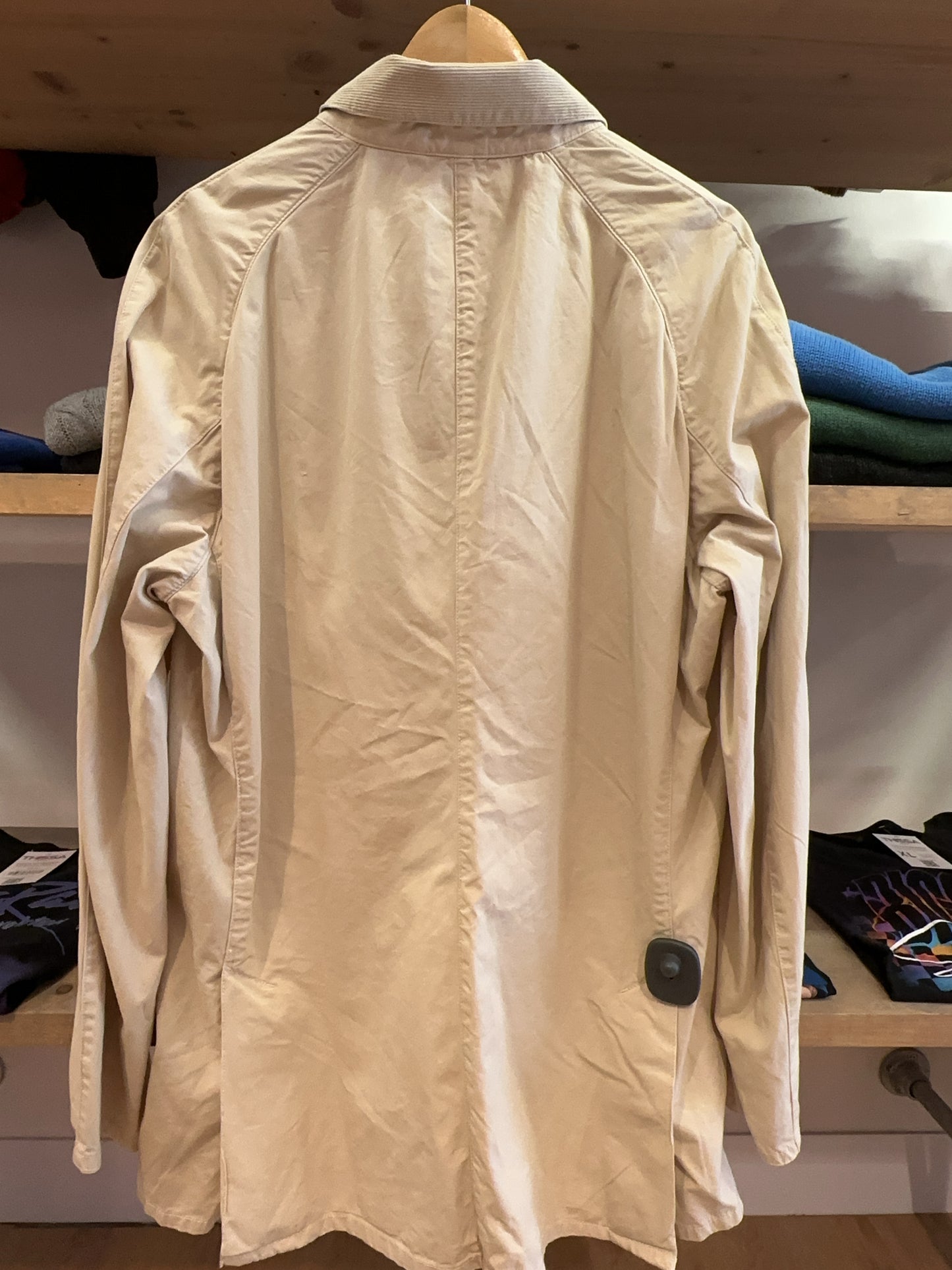 XL - Barbour Beige Lightweight Button-Up Jacket