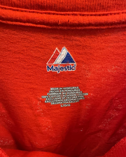 L - Cincinnati Reds Majestic #4 Red T-Shirt