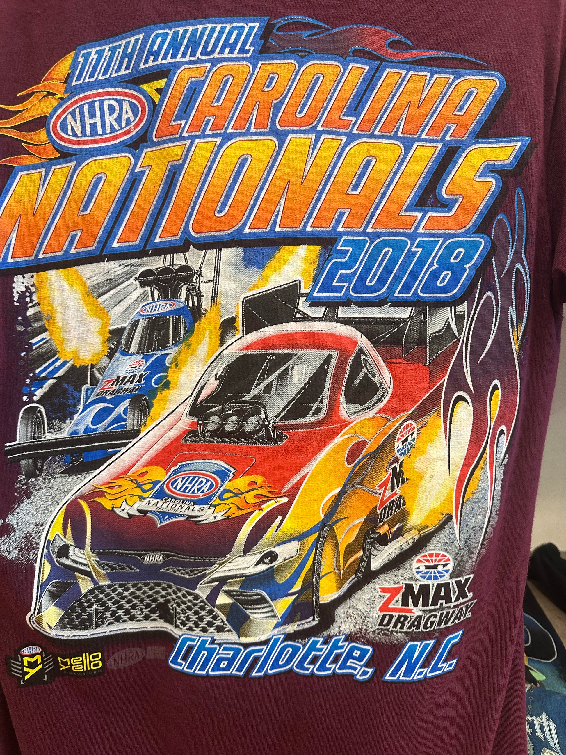 M - NHRA Carolina Nationals 2018 Graphic T-Shirt