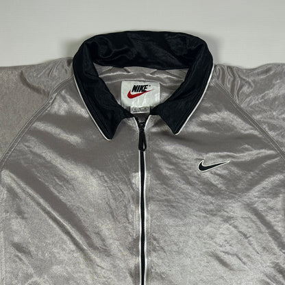 XL - Vintage 1990's Velvet Warm Up Track Nike Shirt