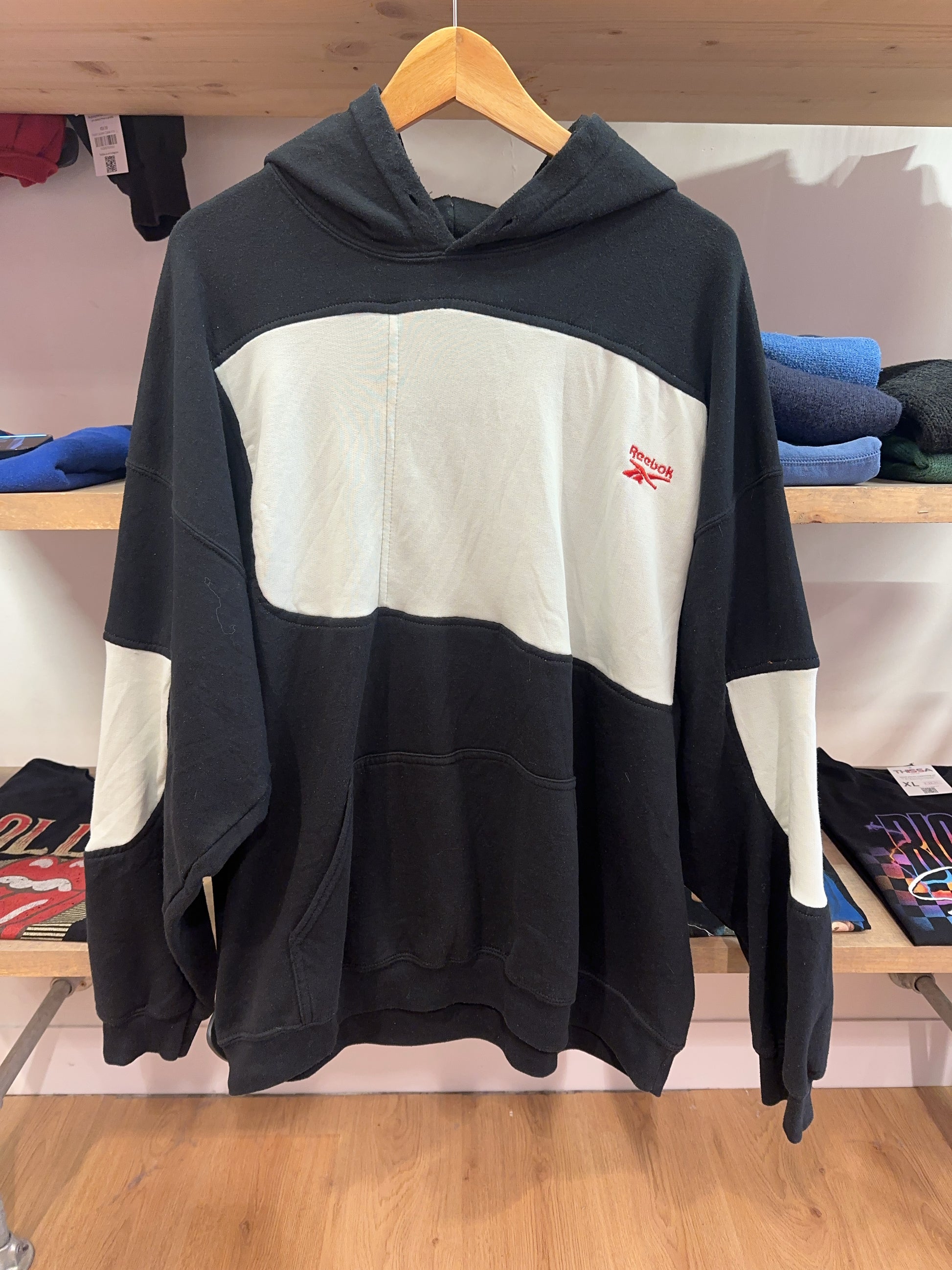Vintage 1990's Reebok Reworked Hoodie - M