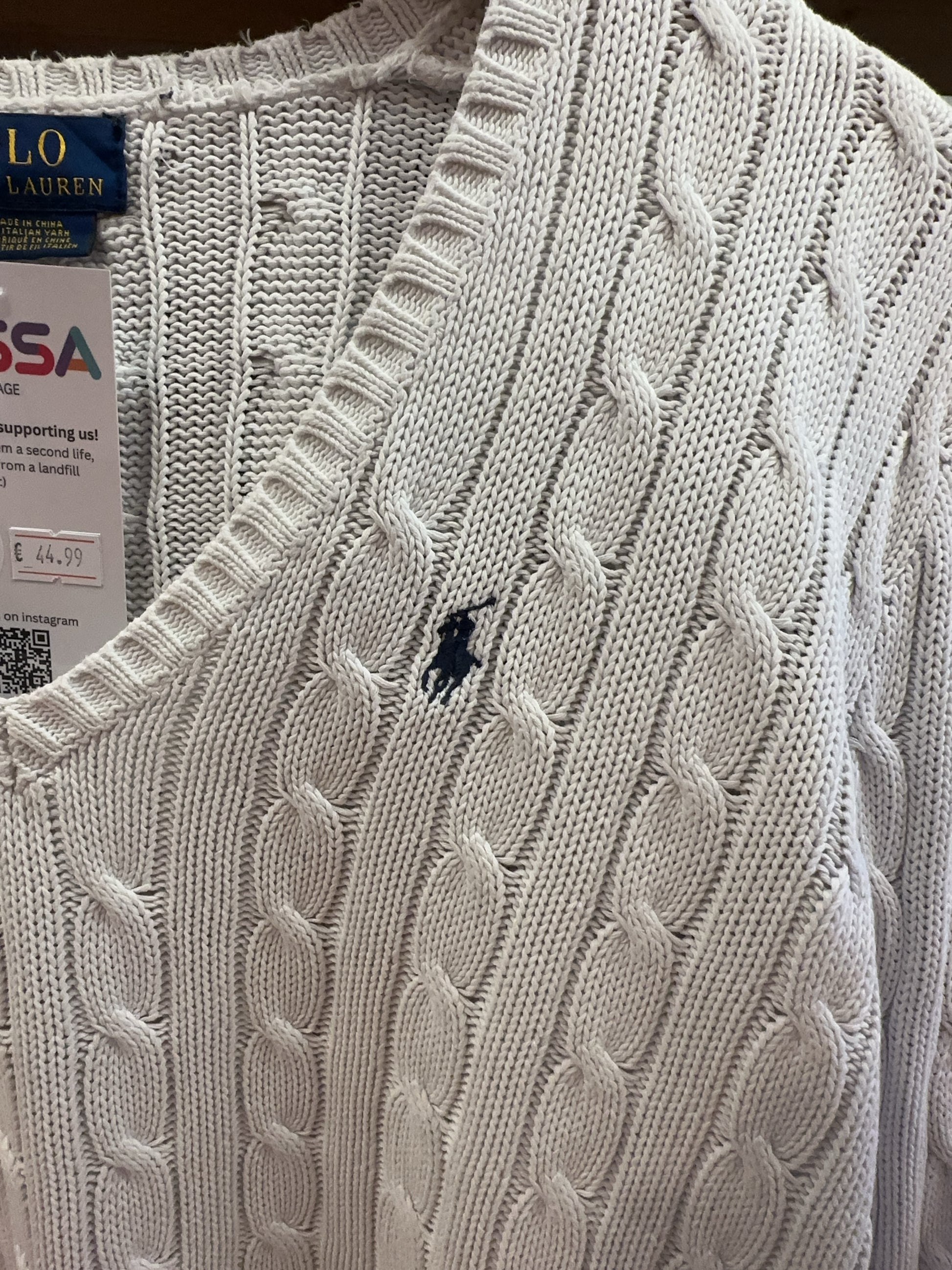Ralph Lauren Cable Knit - M