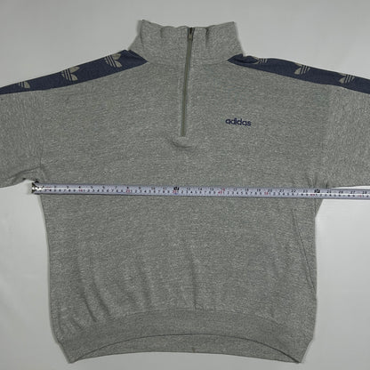 M - Vintage 1970's Adidas Quarterzip