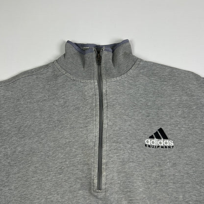 L - Vintage 1990's Adidas Quarterzip
