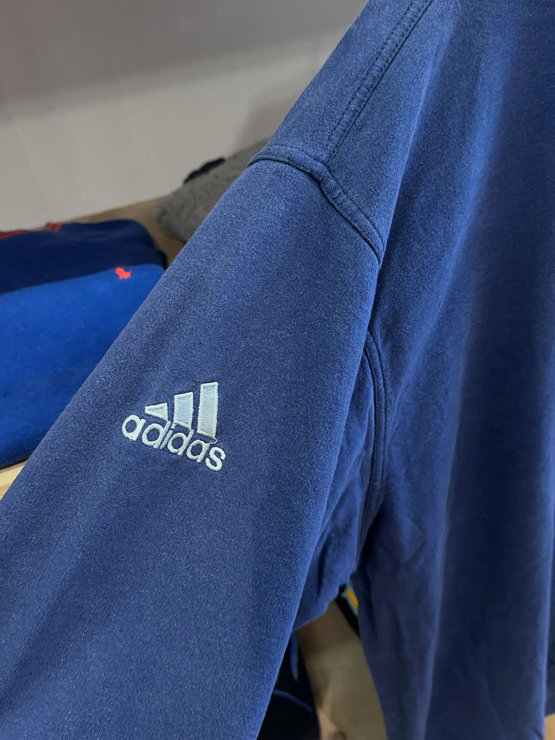 L - Vintage UEFA Euro 2000 Adidas Quarterzip