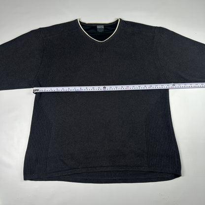 L - Vintage 2000's V Neck Nike Sweatshirt