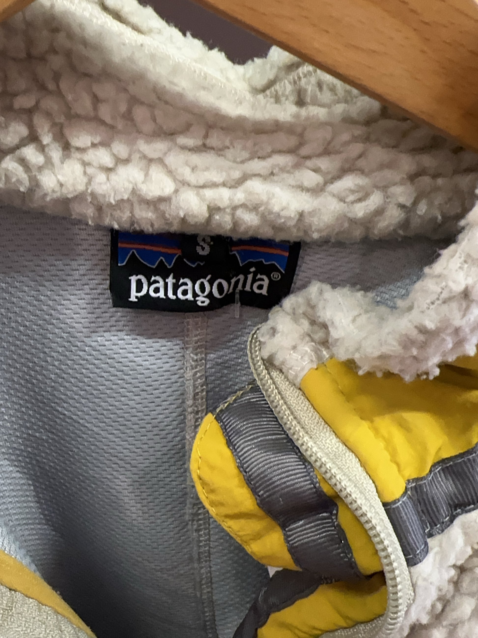 Patagonia Classic Retro-X Fleece Jacket Cream/Yellow - S