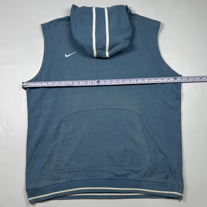 XL - Vintage 2000's Nike Sleeveless Nike Dri-FIT kangaroo pocket Training Hoodie