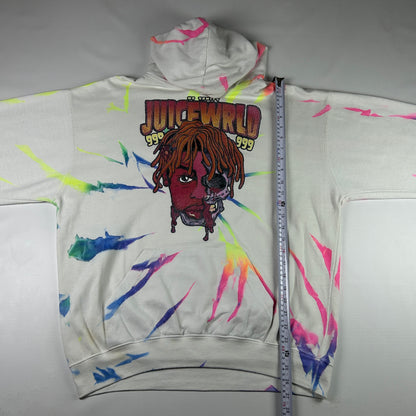 L - 2010's Juice Wrld Tie-Dye Graphic Hoodie