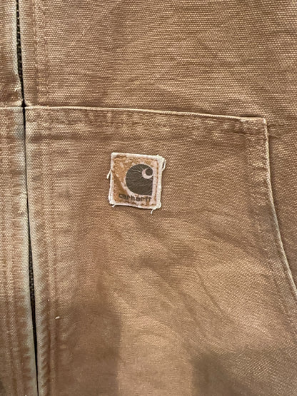 L - Vintage 2000's Carhartt Thermal-Lined Active Jacket “Tan” J131 BRN