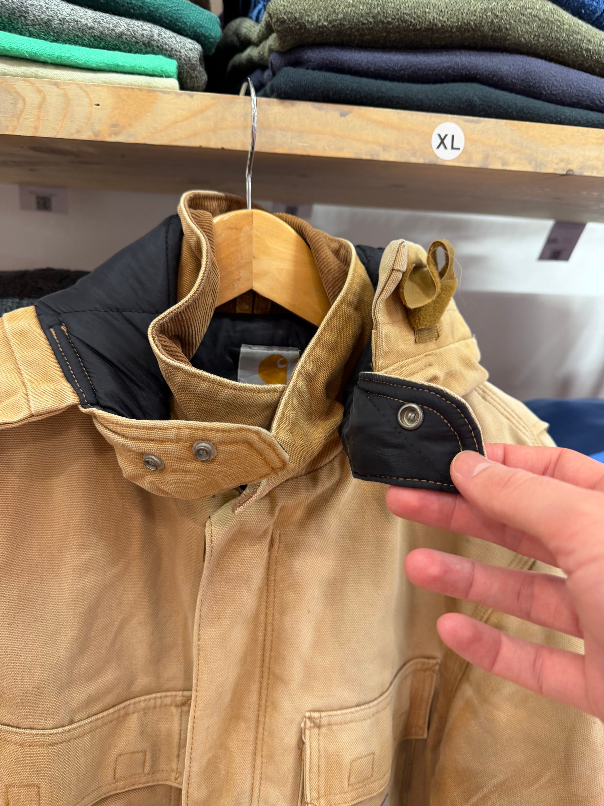 Vintage Carhartt C03 BRN Size 40 Jacket (M)