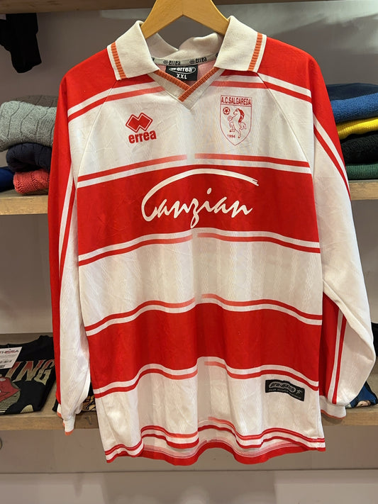 1996-1999 A.C. Salgareda Erreà Home Football Shirt 3 - XXL