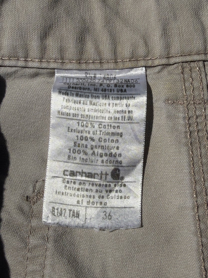 36 - Carhartt B147 TAN Shorts