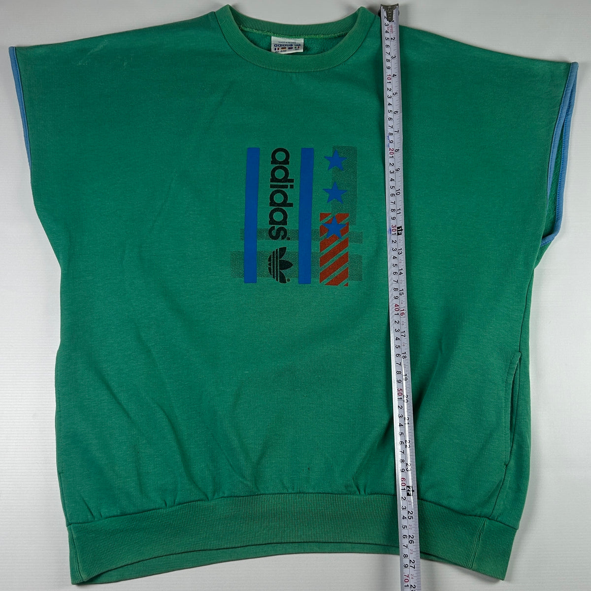 M - Vintage 1990's Adidas Sleeveless Sweatshirt