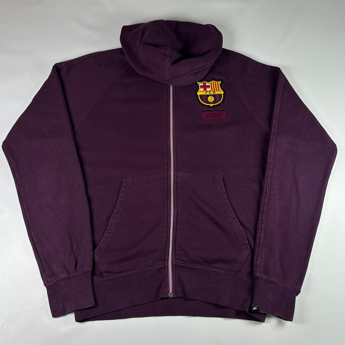 S - 2012-2013 Barcelona Nike Hooded Track Jacket