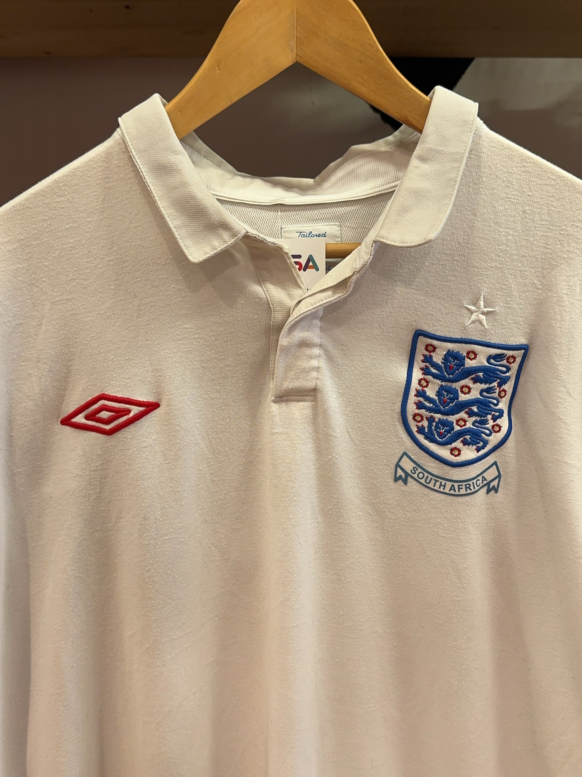 Umbro England 2010 South Africa World Cup Home Football Shirt