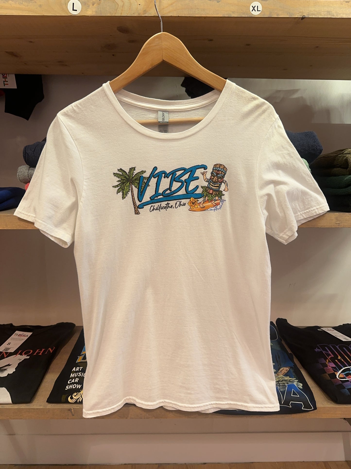 VIBE Chillicothe Ohio Tiki Surf Graphic Tee