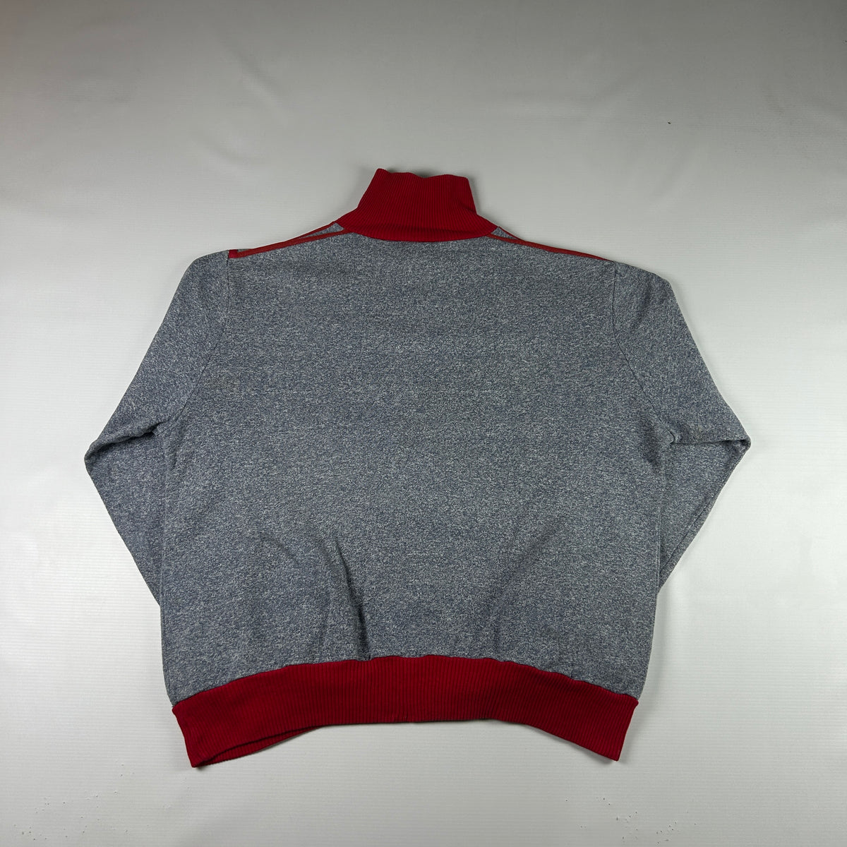 S - Vintage 1970's Adidas Quarterzip