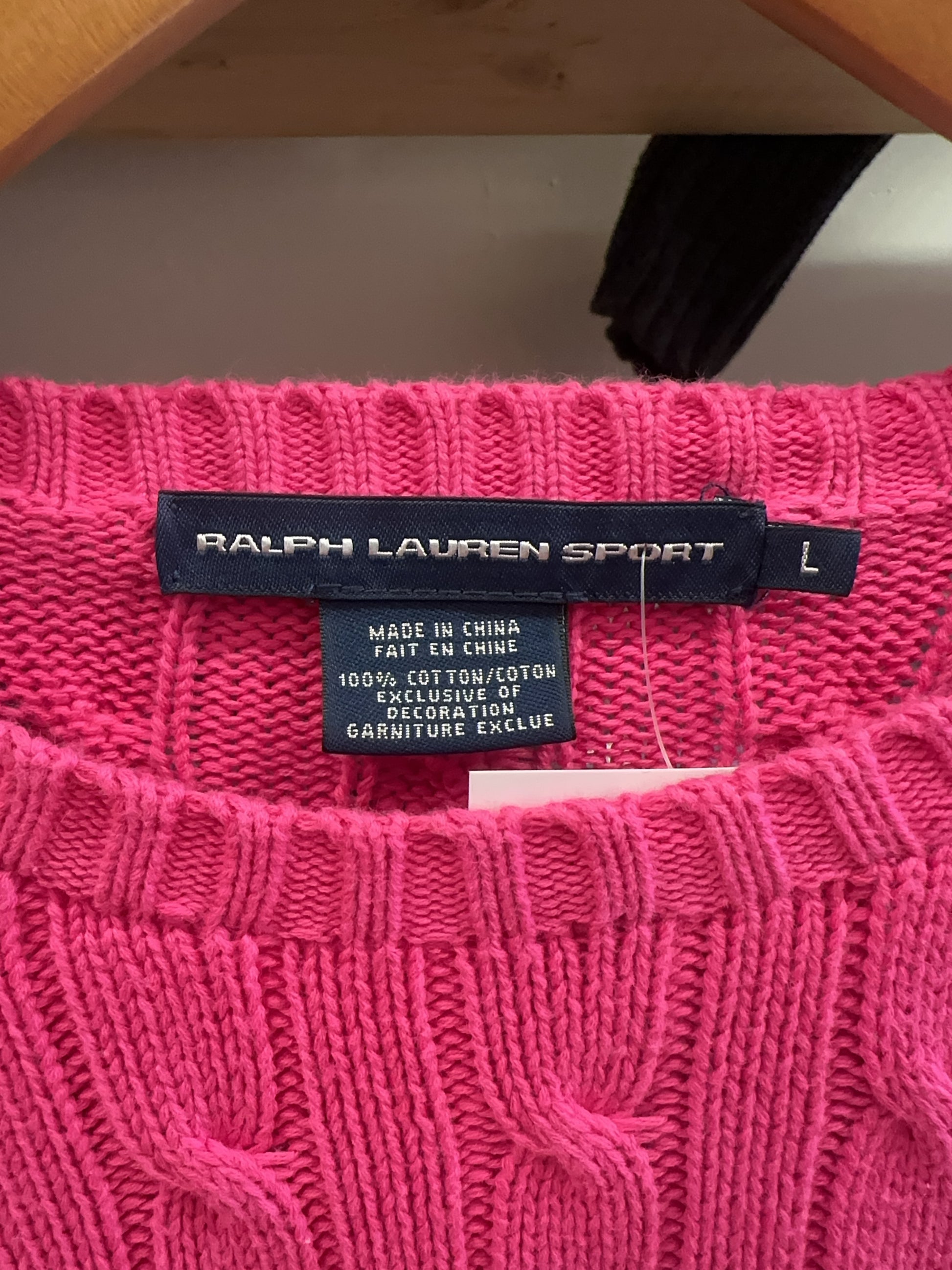Ralph Lauren Cable Knit - L