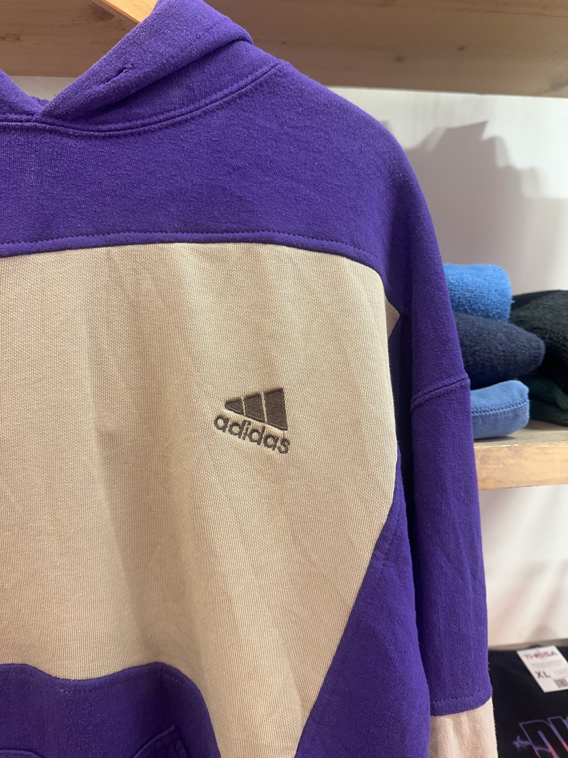 Vintage 1990's Adidas Reworked Hoodie - S
