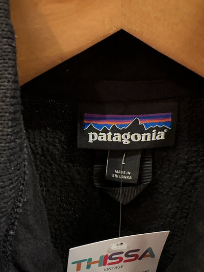 Patagonia Black Full-Zip Fleece Vest - L