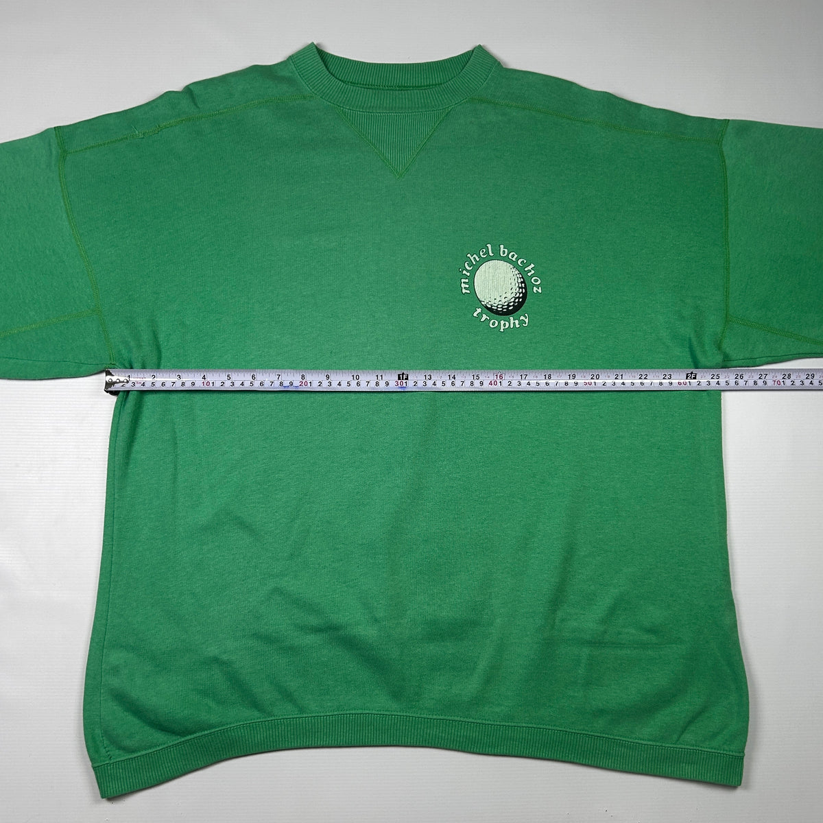 XL - 1990's Michel Bachoz Trophy Green Crewneck Sweatshirt
