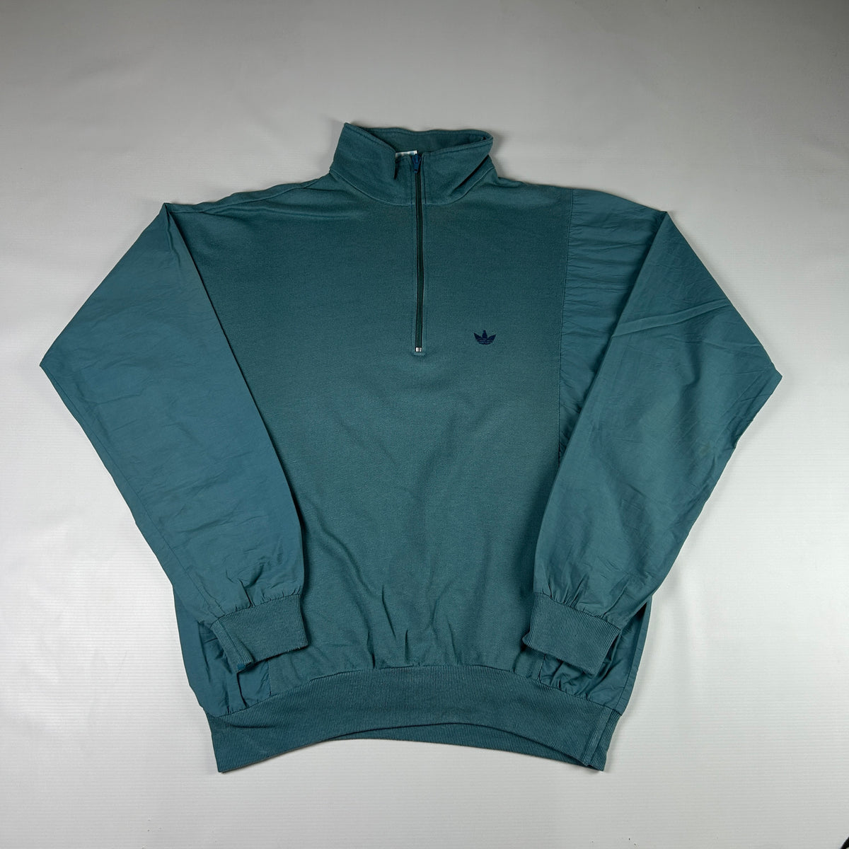 L - Vintage 1990's Adidas Quarterzip