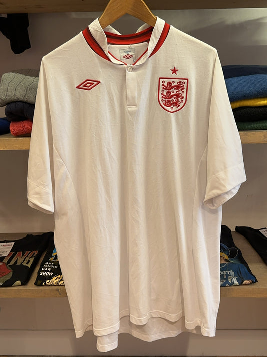 2012-2013 England Umbro Home Football Shirt - XL