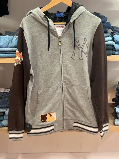 M - New York Yankees Cooperstown Majestic Athletic Zip Hoodie